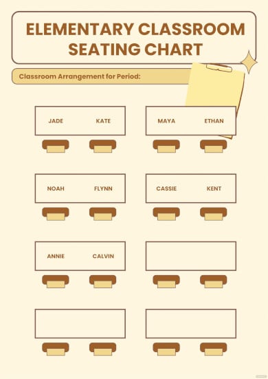 elementary classroom seating chart