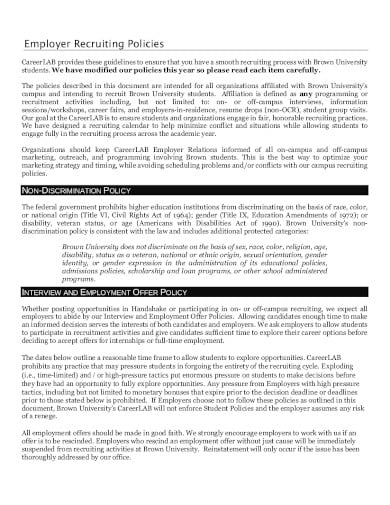 employer-recruiting-policy-template
