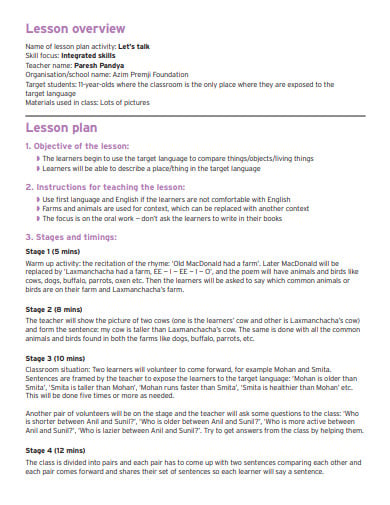 english-language-example-lesson-plan-template