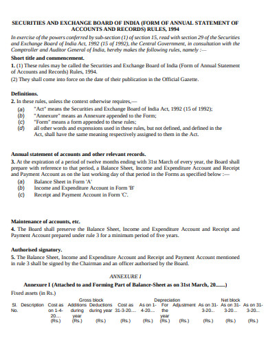 11+ Statement of Account Templates in PDF | XLS | DOC