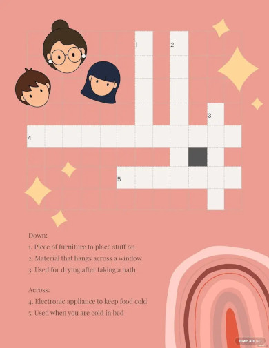 23+ Blank Crossword Template - Crossword Template