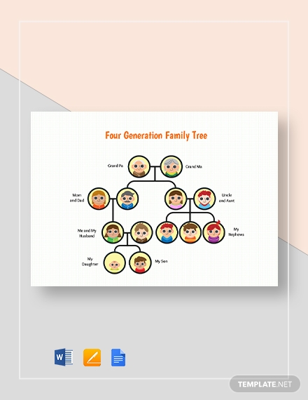 10+ Family Tree Chart in Google Docs | Word | Pages | Excel | Numbers ...