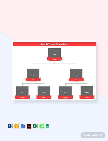 family tree chart excel