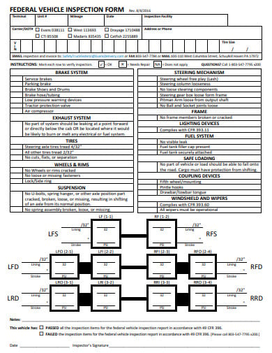 federal-weekly-vehicle-inspection-form-template