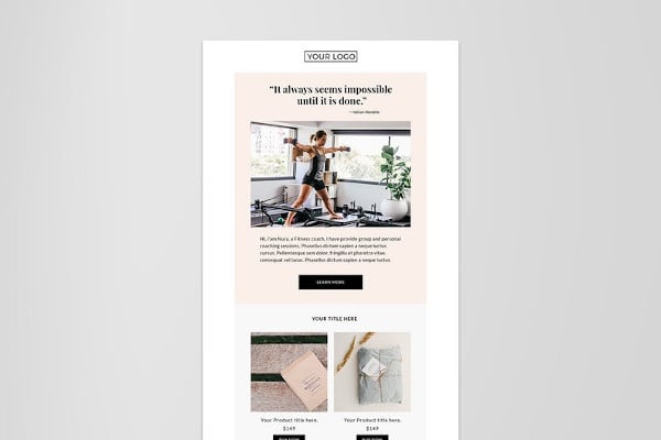 fitness-email-newsletter-template