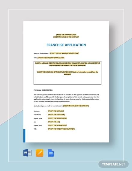 franchise-application