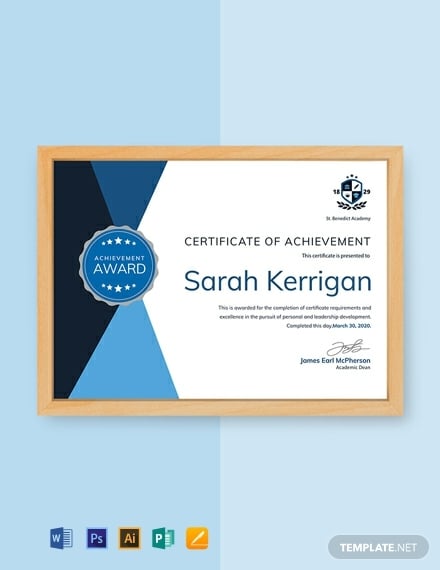 free-academic-achievement-certificate-template