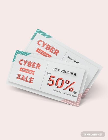free cyber monday coupons template