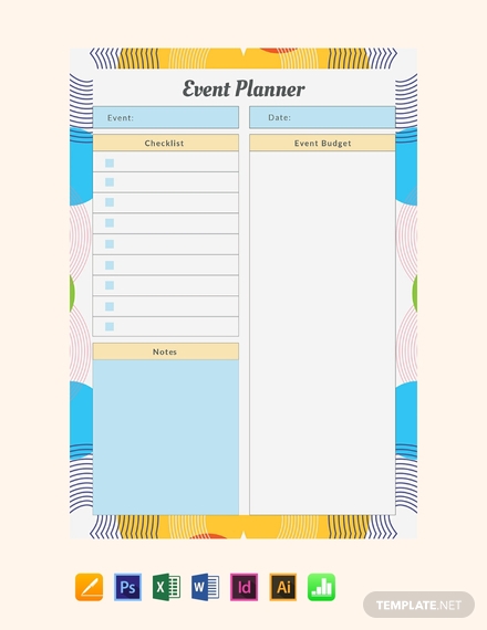 free event planner template