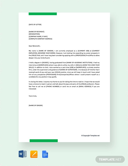 7+ Letter Of Introduction For Job - Free Word, PDF Documents Download