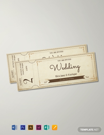 free vintage ticket template 440x570