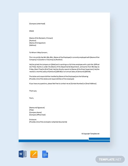 Uscis Letter Of Recommendation from images.template.net