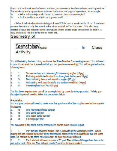 geometry-cosmetology-lesson-plan-format