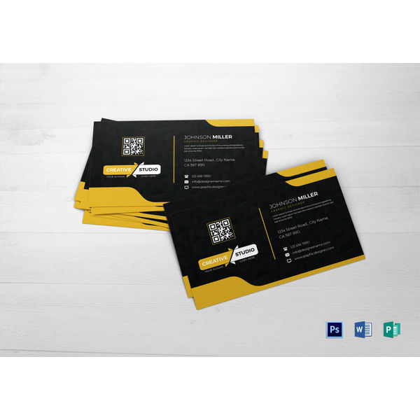graphic designer business card template