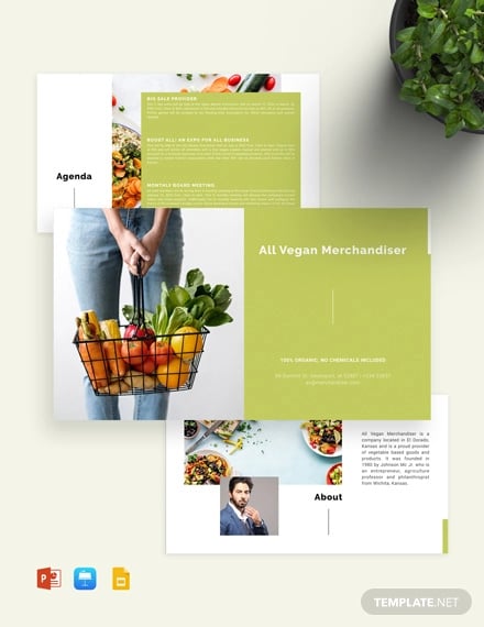 healthy food powerpoint template