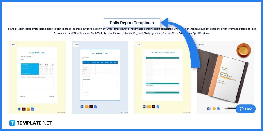 how to create a daily report step