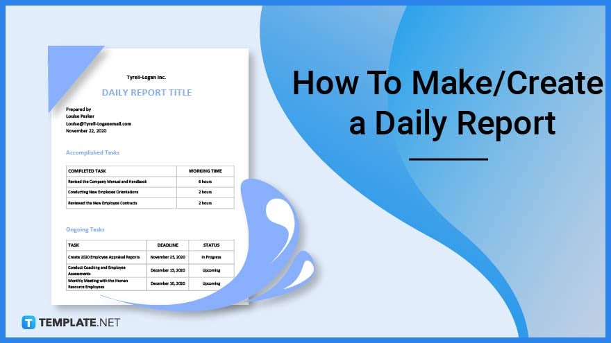 how to make_create a daily report