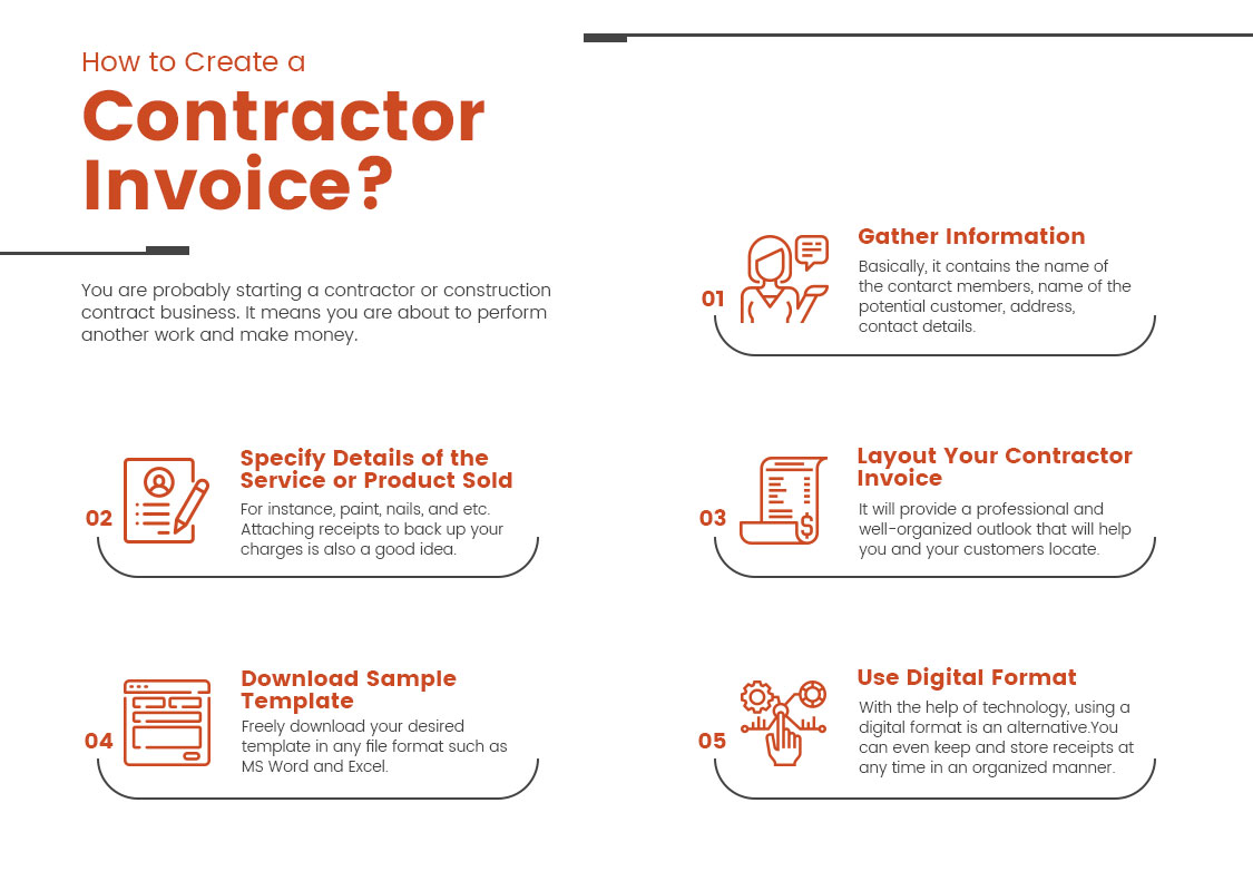 contractor invoice template