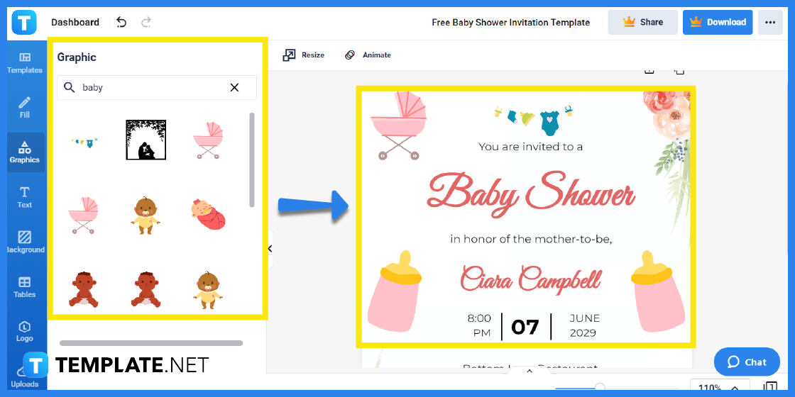 How to Make/Create an Office Baby Shower Invitation [Templates