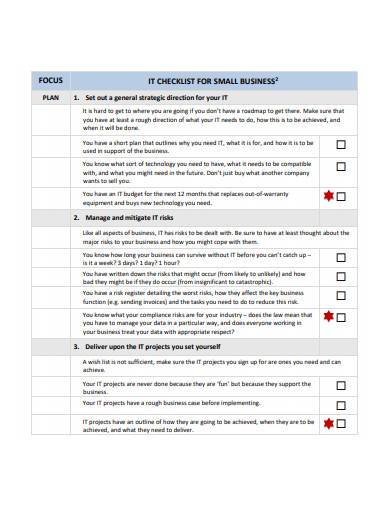 12+ IT Audit Checklist Templates in Doc | Excel | PDF