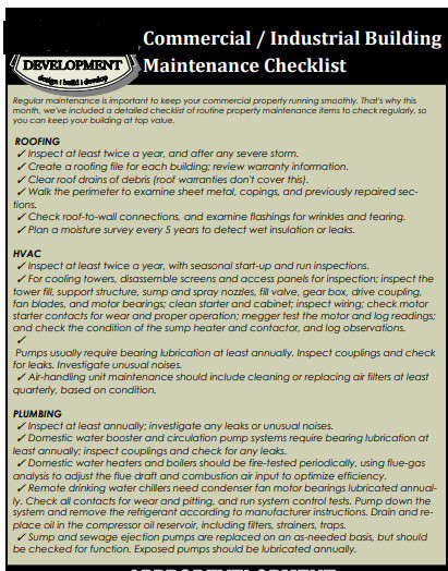 10+ Building Maintenance Checklist Templates in Google Docs | MS Word ...