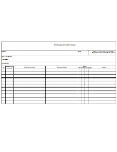 internal-quality-process-audit-checklist-template