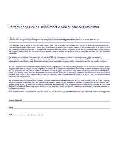 investor presentation disclaimer uk