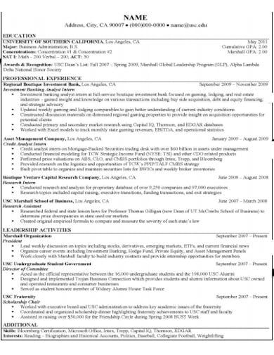 investment-banking-business-school-resume