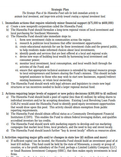 investment fund business plan