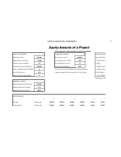 investment-capital-budgeting-template