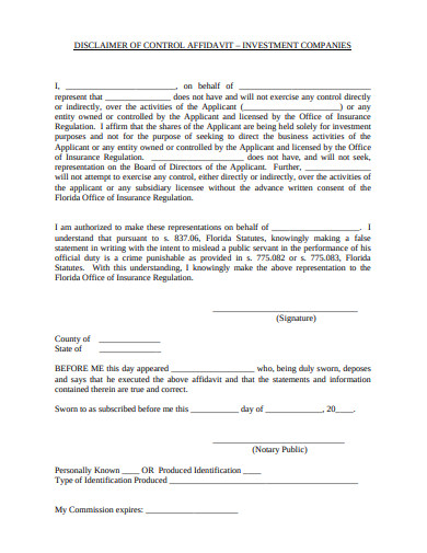 11+ Investment Disclaimer Templates in PDF | DOC