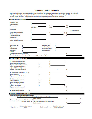investment-property-worksheet-template