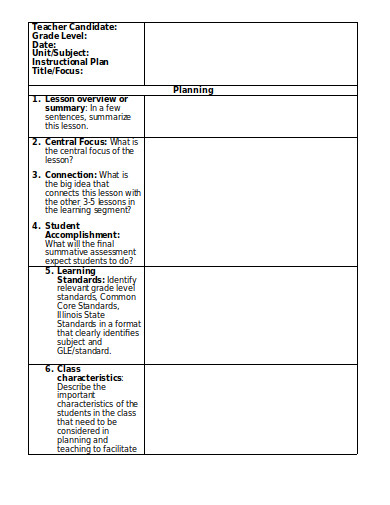 11 Language Lesson Plan Templates In DOC PDF