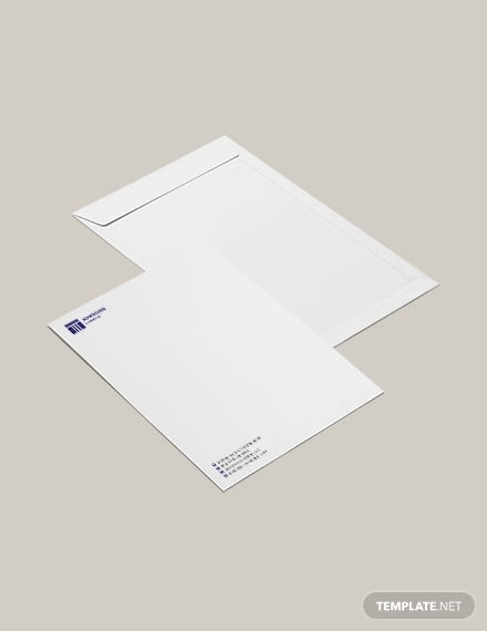 law firm envelope template
