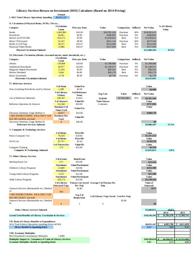 6 Return On Investment Calculator