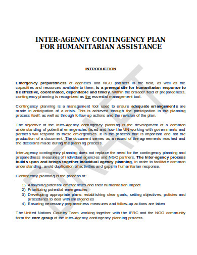 11 Logistics Contingency Plan Templates In Pdf Free And Premium Templates 9060