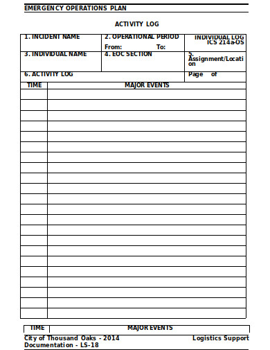 6+ Logistics Execution Plan Templates In Pdf 