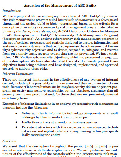 11-management-assertion-templates-in-doc-pdf