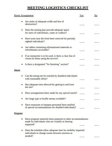 meeting-logistics-checklist-templates