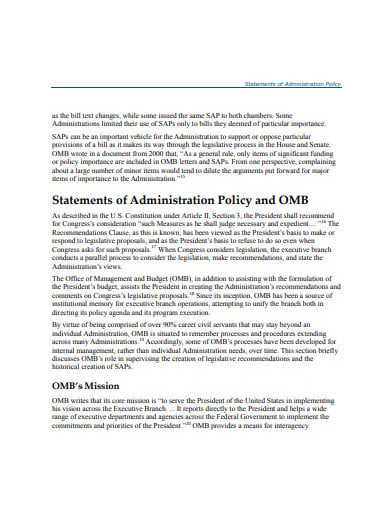 mission-statement-of-administration-policy-template