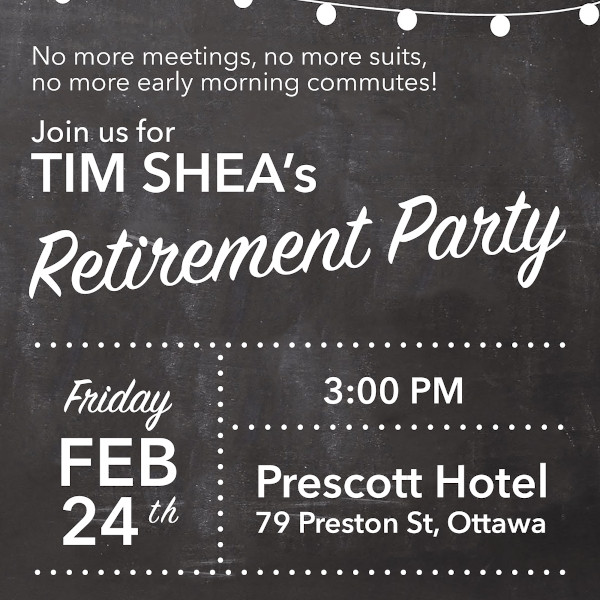 Retirement Poster PSD Free Templates