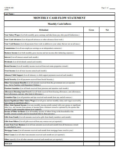 monthly-cash-flow-statement-template