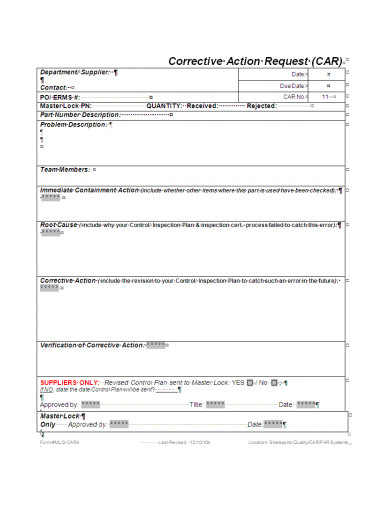 11+ Non Conformance Form Templates in PDF | DOC | Free & Premium Templates