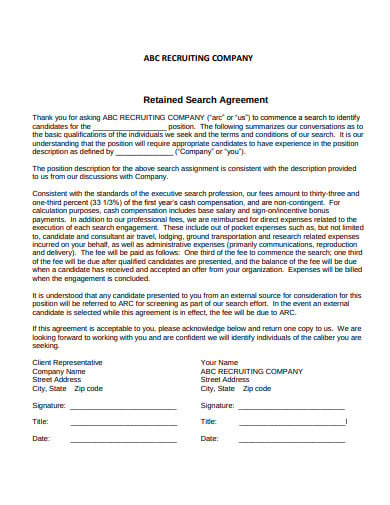 non-contingent-recruiting-agreement-template