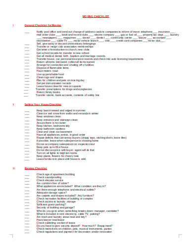 office move checklist in doc