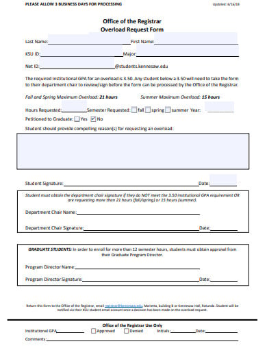 8+ Office Request Form Templates in PDF | Word | XLS