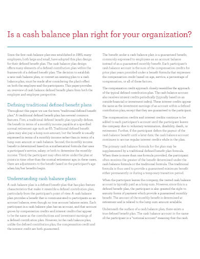 organization-cash-balance-pension-plan