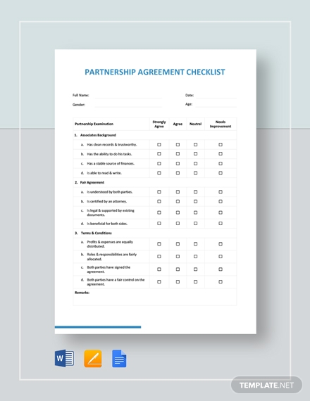 partnership-agreement-checklist