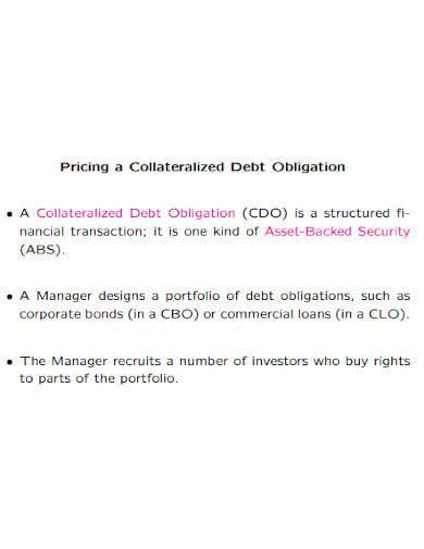 price-collateralized-debt-obligation-template