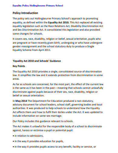 primary-school-equality-policy